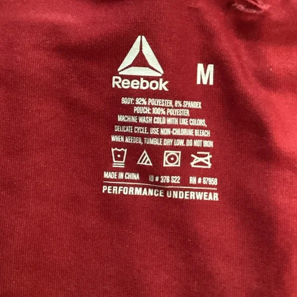 Reebok Men's Boxer Briefs in Red and Black. A - Picture 2 of 4